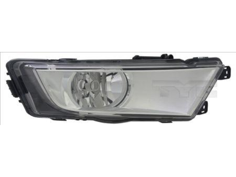 Протитуманна фара Skoda Octavia A7 13-17 права хром. рамка TYC 5E0941700D