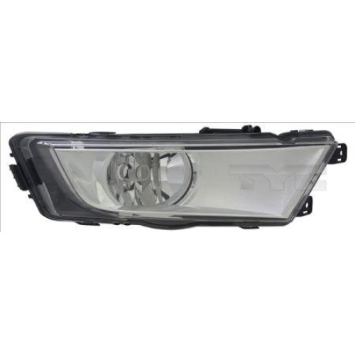 Протитуманна фара Skoda Octavia A7 2013-2017 ліва хром. рамка TYC 5E0941699D