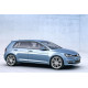 Підкрилок правий передній (задня частина) VW Golf 7 2013- Tempest 5G0805970G