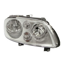 Фара VW Caddy 04-10 права ел.рег., хром рамка TYC 1T0941006F