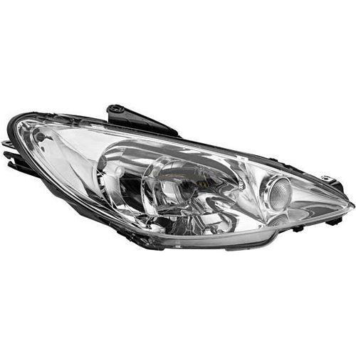 Фара передня ліва Peugeot 206 97-08 TYC H7 / H7 ел. корр. 6204S9