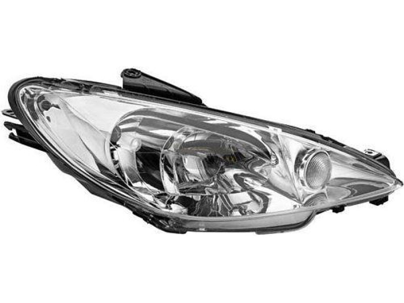 Фара передня права Peugeot 206 97-08 (TYC) H7 / H7 ел. корр. 6205S9