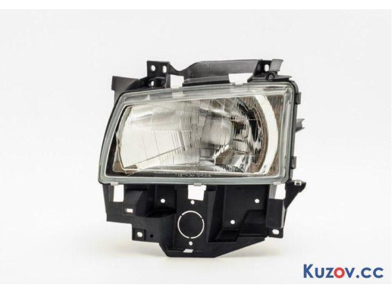 Фара передня ліва VW Transporter T4 Caravelle 96-03 (TYC) H4 мех. коса морда