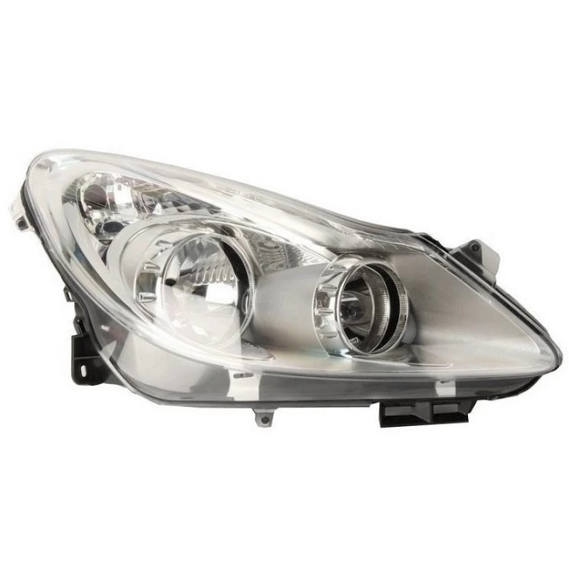 Фара Opel Corsa D 07-11 ліва хром.рамка TYC 93189357