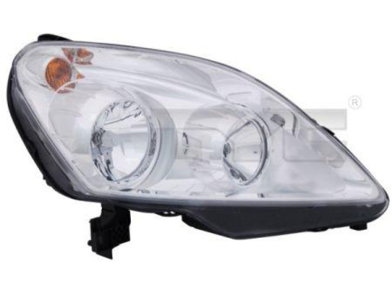 Фара Opel Zafira B 05-12 права хром рамка TYC 93192444
