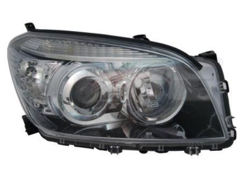 Фара Toyota Rav 4 06-10 ліва ел.рег, черн. рамка TYC 8117042360
