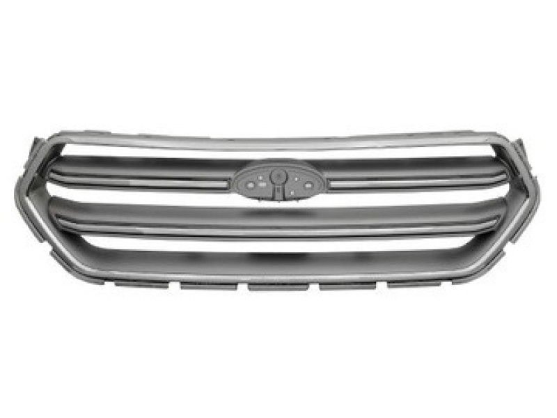 Решітка радіатора Ford Escape, Kuga 17 - з хромом, срібний (Signeda) GV448200C