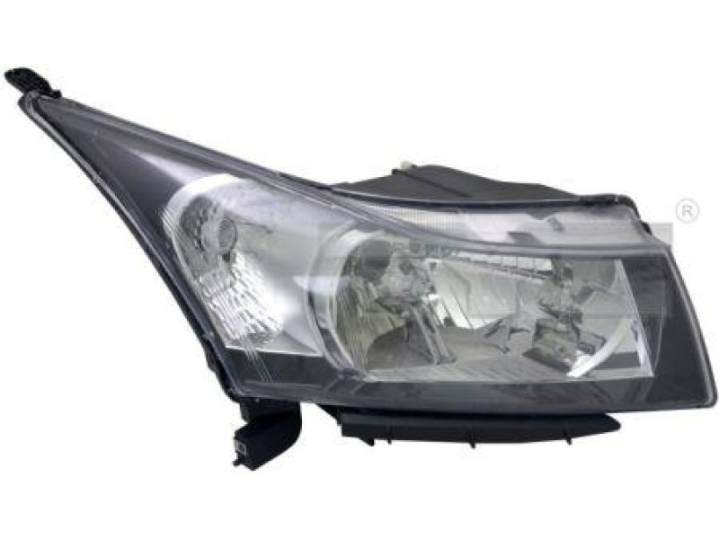 Фара Chevrolet Cruze 09-15 ліва черн. рамка ел.рег. TYC 95990114