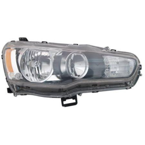 Фара Mitsubishi Lancer X 2008-2015 права галоген ел.рег. TYC 8301A906