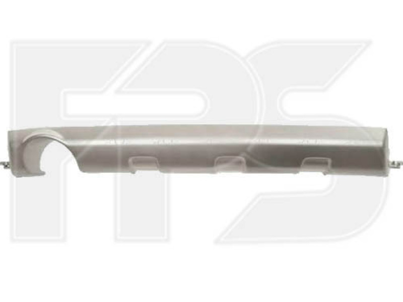 Накладка заднього бампера Renault Sandero Stepway 08-13 сірий металік (FPS)