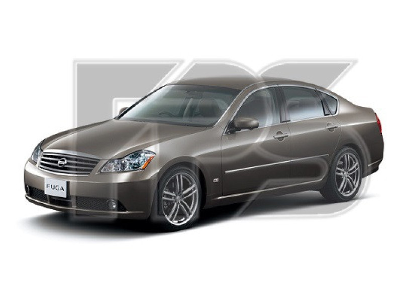 Лобове скло Infiniti M35 / M37 / M45 05-10 (XYG) з блакитною смугою