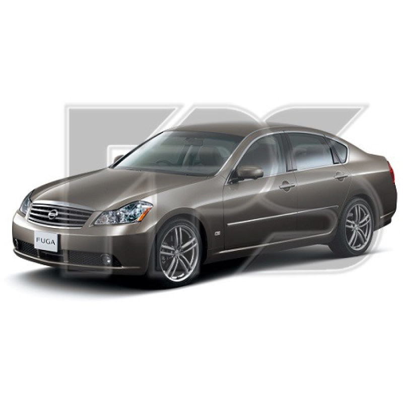 Лобове скло Infiniti M35 / M37 / M45 05-10 (XYG) з блакитною смугою
