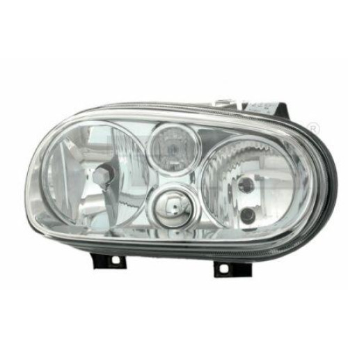 Фара передня VW Golf 4 1997-2003 права 2 лампи ел.рег. TYC 1J1941018B