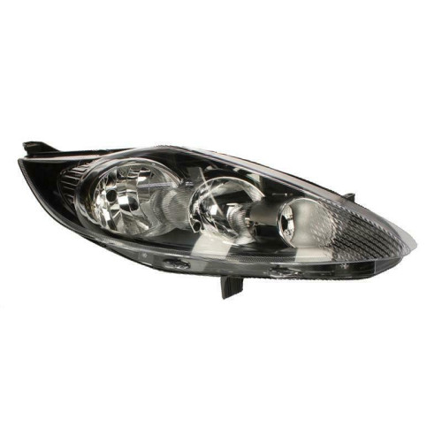 Фара передня Ford Fiesta 2009-2013 права ел.рег. не лінз. чорна рамка DEPO 1579901