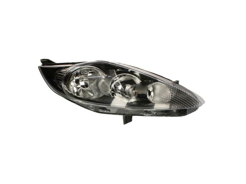 Фара Ford Fiesta 09-13 права ел.рег. не лінз. чорна рамка DEPO 1579901
