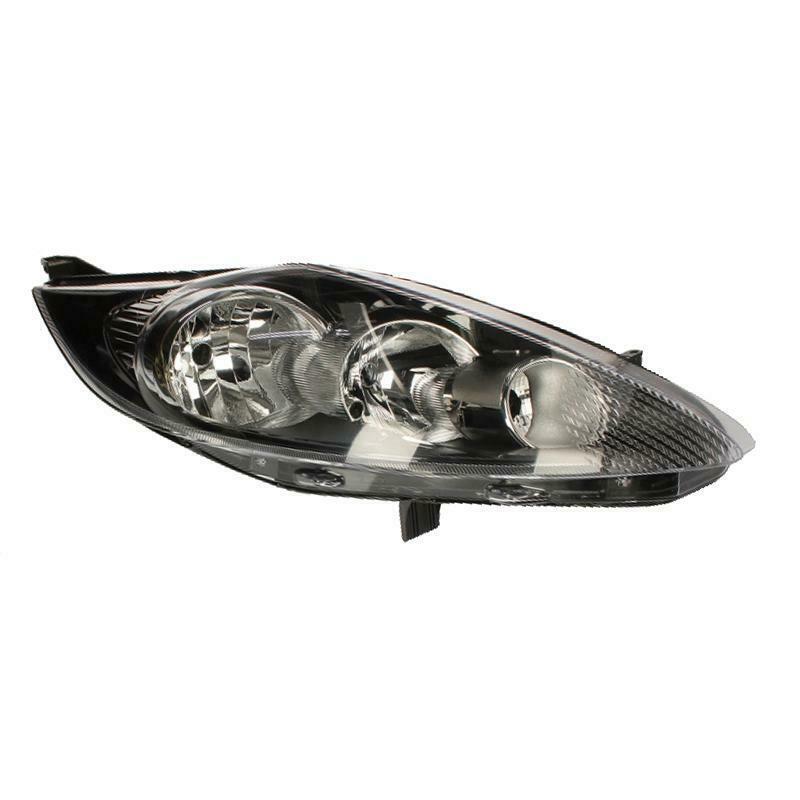 Фара Ford Fiesta 09-13 права ел.рег. не лінз. чорна рамка DEPO 1579901