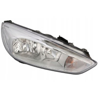 Фара Ford Focus 3 15-18 ліва ел.рег. хром рамка DEPO 1866247