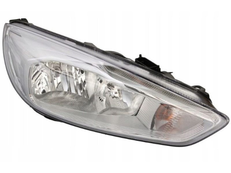 Фара Ford Focus 3 15-18 ліва ел.рег. хром рамка DEPO 1866247