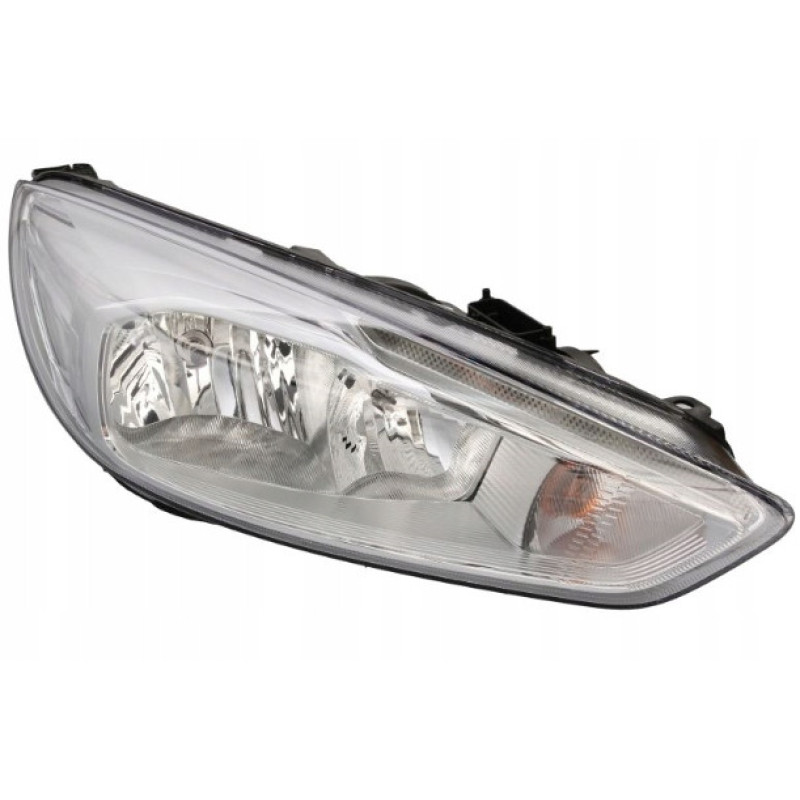 Фара Ford Focus 3 15-18 ліва ел.рег. хром рамка DEPO 1866247