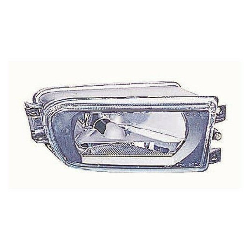 Протитуманна фара BMW 5 E39 96-00 права гладка DEPO 63178360576