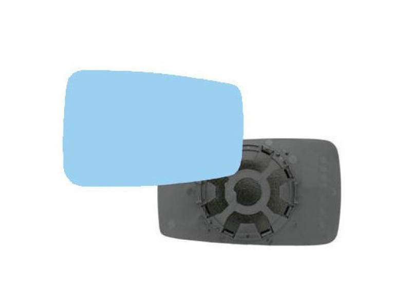 Вкладиш дзеркала лівий блакитне скло Audi 80 B3 1986-1991 Tempest 893857535D