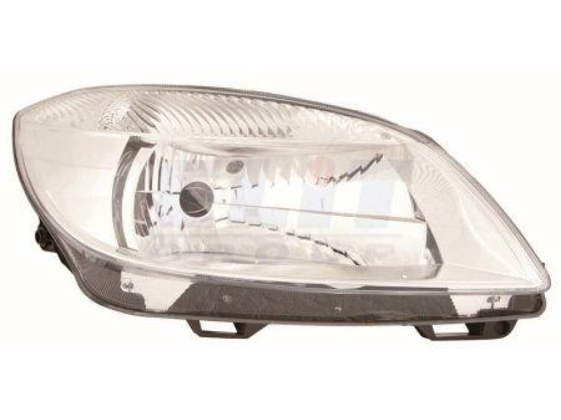 Фара Skoda Fabia 2 10-14 права нелинз. DEPO 5J1941018C
