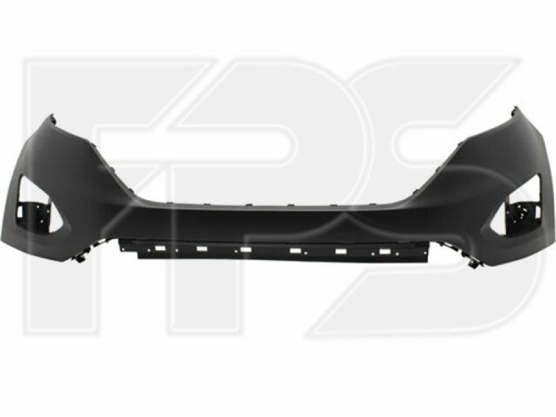 Бампер передній верхня частина без отворів під парктронік і гак Ford Edge 2015-2018 FPS