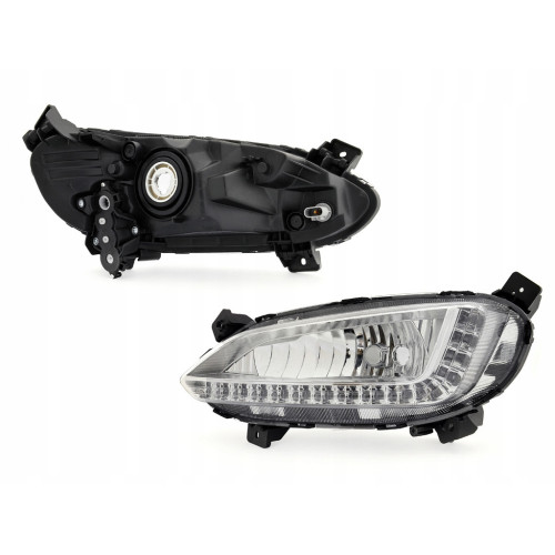 Протитуманна фара ліва Hyundai Santa Fe 3 2012-2016 FPS LED 92201A1010