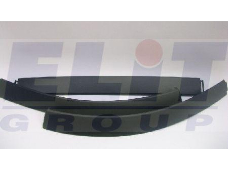 Спойлер переднього бампера Citroen C3 2002-2005 комплект LKQ 7414AP