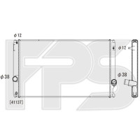 Радіатор охолодження двигуна Lexus NX (Koyorad)