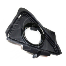 Решітка бампера Toyota RAV4 16-19 права (FPS) з отвором, чорний глянець