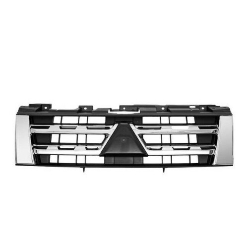 Решітка радіатора Mitsubishi Pajero 4 2012-2014 хром-чорна (FPS)