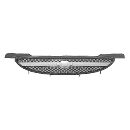 Решітка радіатора Chevrolet Aveo T200 04-05 хром смуга LKQ 96492232