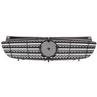 Решітка радіатора Mercedes Vito / Viano W639 03-10 чорна (FPS) 63988001859051