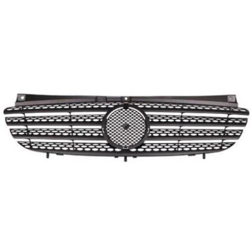 Решітка радіатора Mercedes Vito / Viano W639 2003-2010 чорна FPS 63988001859051