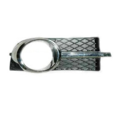 Решітка бампера Chevrolet Aveo T250 06-12 права з отв., хром LKQ 96648784