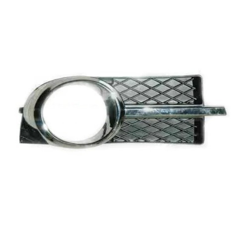 Решітка бампера Chevrolet Aveo T250 06-12 права з отв., хром LKQ 96648784