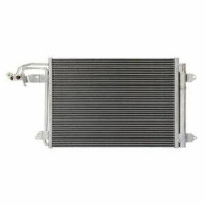 Радіатор кондиціонера Skoda Superb, Octavia A5 04-13, VW Caddy 04-15 , Golf 5 (Tempest) 1K0820411