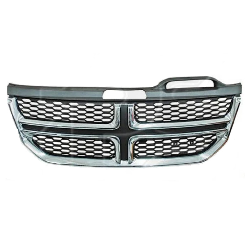 Решітка радіатора Dodge Journey 11-19 (TP) чорна / хром 68080192AA