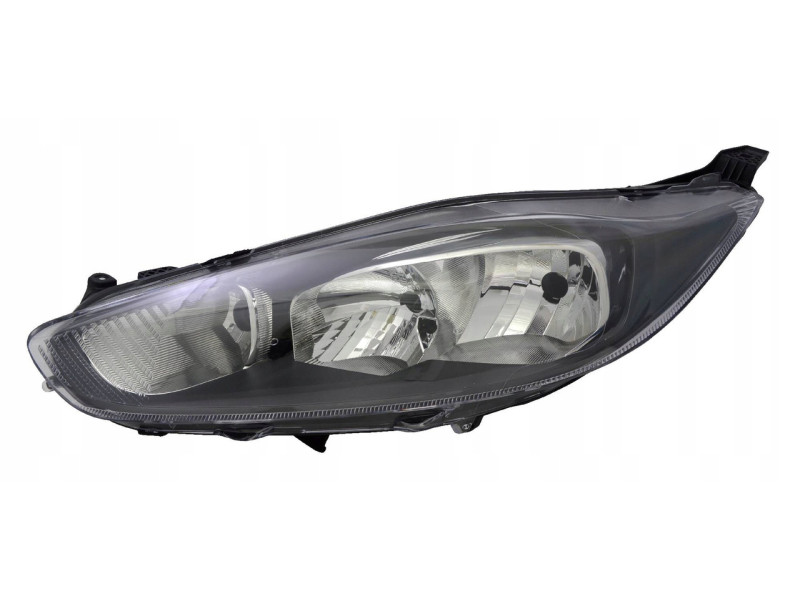 Фара Ford Fiesta 13-17 права ел.рег. чорна рамка DEPO 1789943