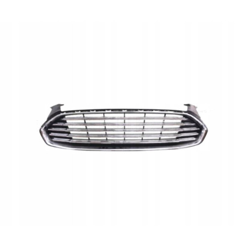 Решітка радіатора Ford Mondeo 5 14-17, Fusion 12-17 (Тайвань) чорна, хром. молд. DS7Z8200B