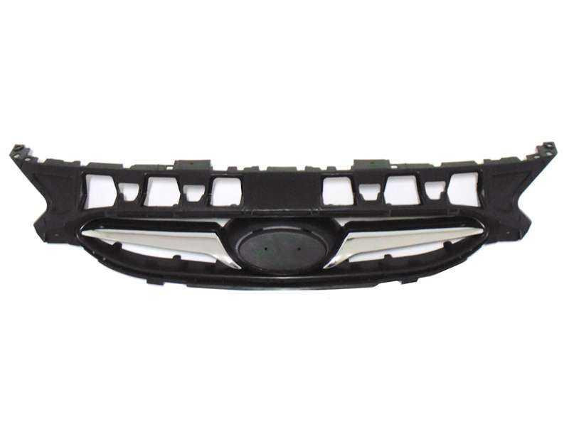 Решітка радіатора Hyundai Accent IV (Solaris) 2011-2015 (Тайвань) з хром. накладками 863501R000