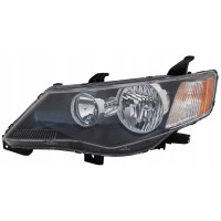Фара Mitsubishi Outlander XL 07-10 ліва ел.рег. черн. рамка DEPO 8301A160