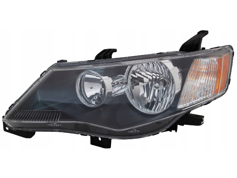 Фара Mitsubishi Outlander XL 07-10 ліва ел.рег. черн. рамка DEPO 8301A160