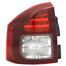 Ліхтар задній лівий Jeep Compass 11-16 (Depo) темний, LED, 5272909AB