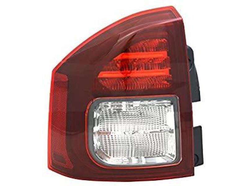 Ліхтар задній лівий Jeep Compass 11-16 (TYC) темний, LED, 5272909AB