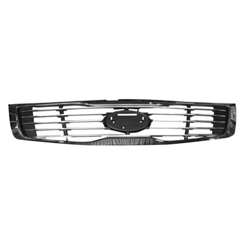 Решітка радіатора Kia Magentis 09-11 хром/чорний (FPS) 863502G500