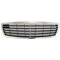 Решітка радіатора Mercedes E-Class W211 02-06 (Elegance) комплект (FPS) 2118800383