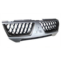 Решітка радіатора Mitsubishi Pajero Sport 04-08 чорна з хром рантом (FPS) MN182509BB