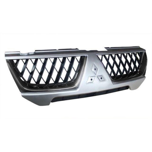 Решітка радіатора Mitsubishi Pajero Sport 2004-2008 чорна з хром рантом FPS MN182509BB